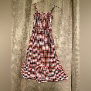 OshKosh B'gosh Red, White & Blue 4th of July Maxi Dress. Cute opening in back!